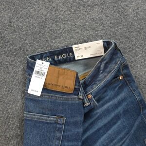 American‎ Eagle Jeans Mens 30x36 Airflex Original Straight Stretch Preppy NEW